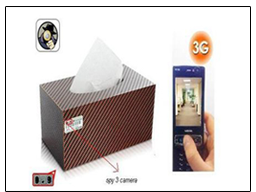 Spy 3G Tissue Paper Car Camera