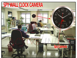 4GB Spy Hidden Wall Clock Camera