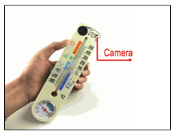 Spy Thermometer Hidden Camera