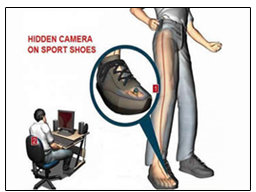 Spy Camera In Sports Shoes